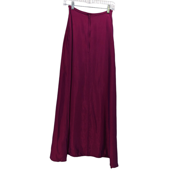Jessica McClintock for Gunne Sax Skirt 3 Purple Maxi Metallic Sheen Made in USA - Picture 1 of 5
